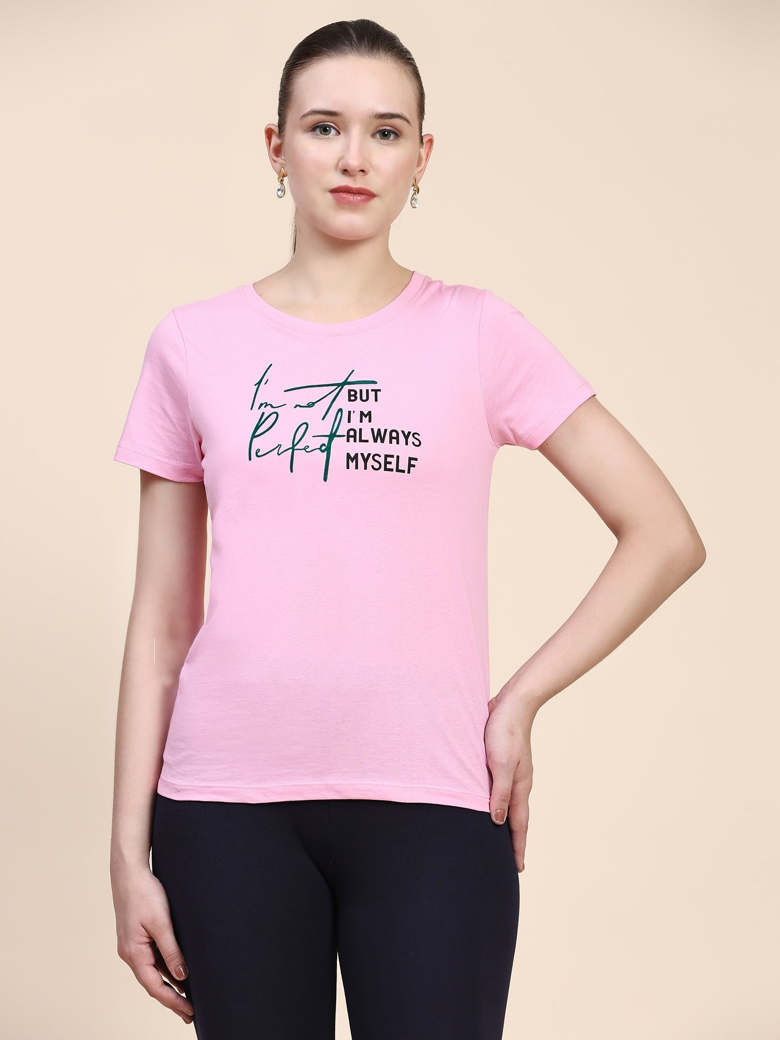OUTFLITS Ladies Printed Tshirt