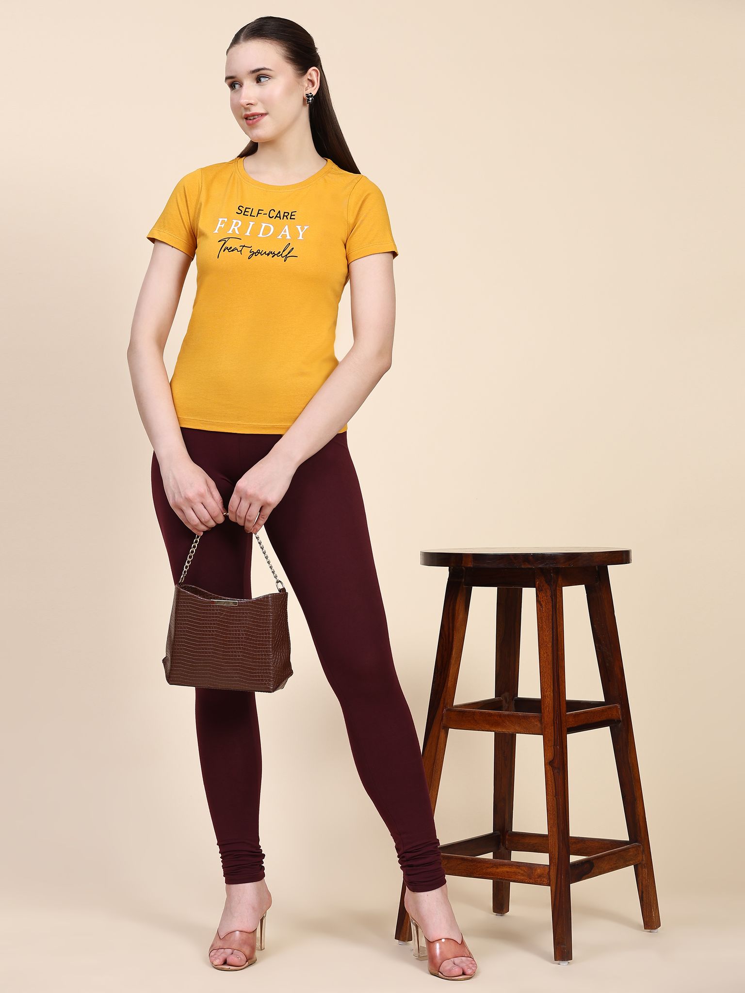 OUTFLITS Ladies Printed Tshirt