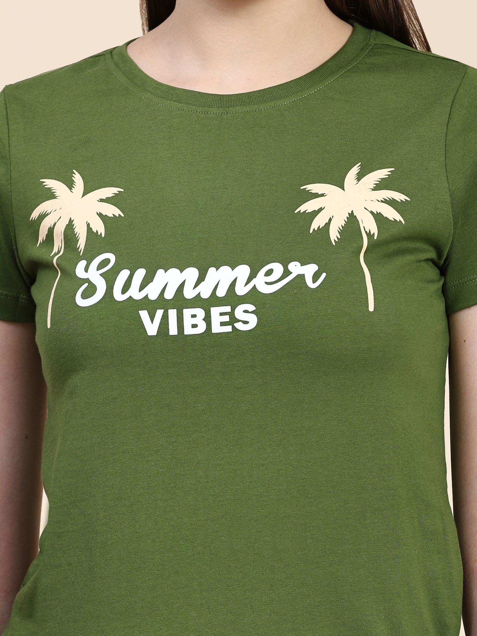 OUTFLITS Ladies Printed Tshirt