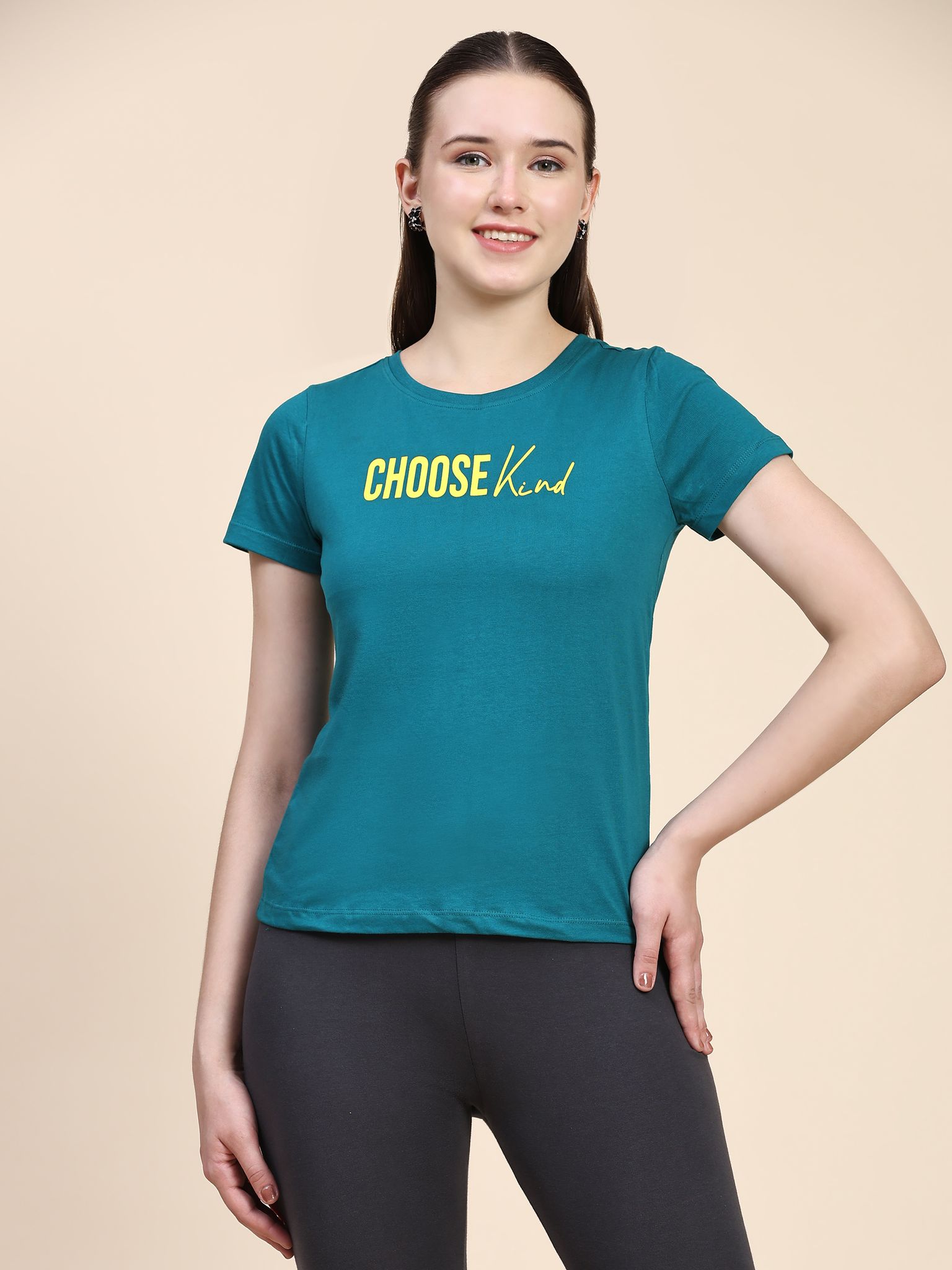 OUTFLITS Ladies Printed Tshirt