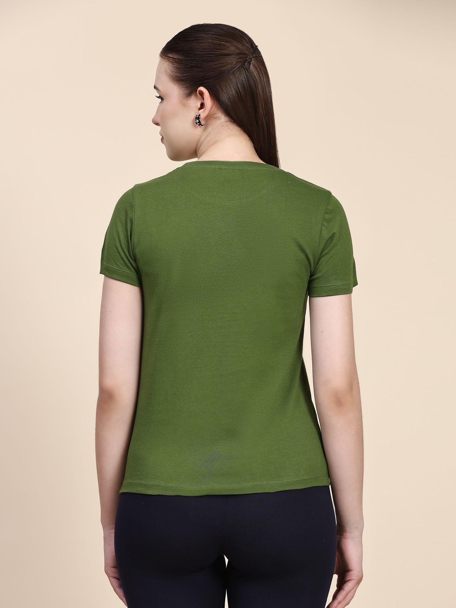 OUTFLITS Ladies Printed Tshirt