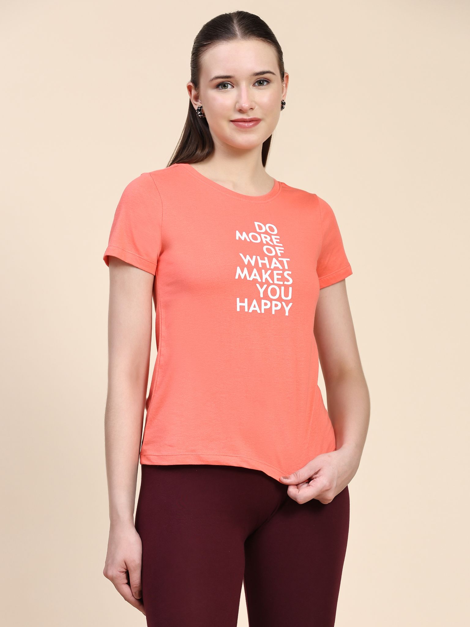 OUTFLITS Ladies Printed Tshirt