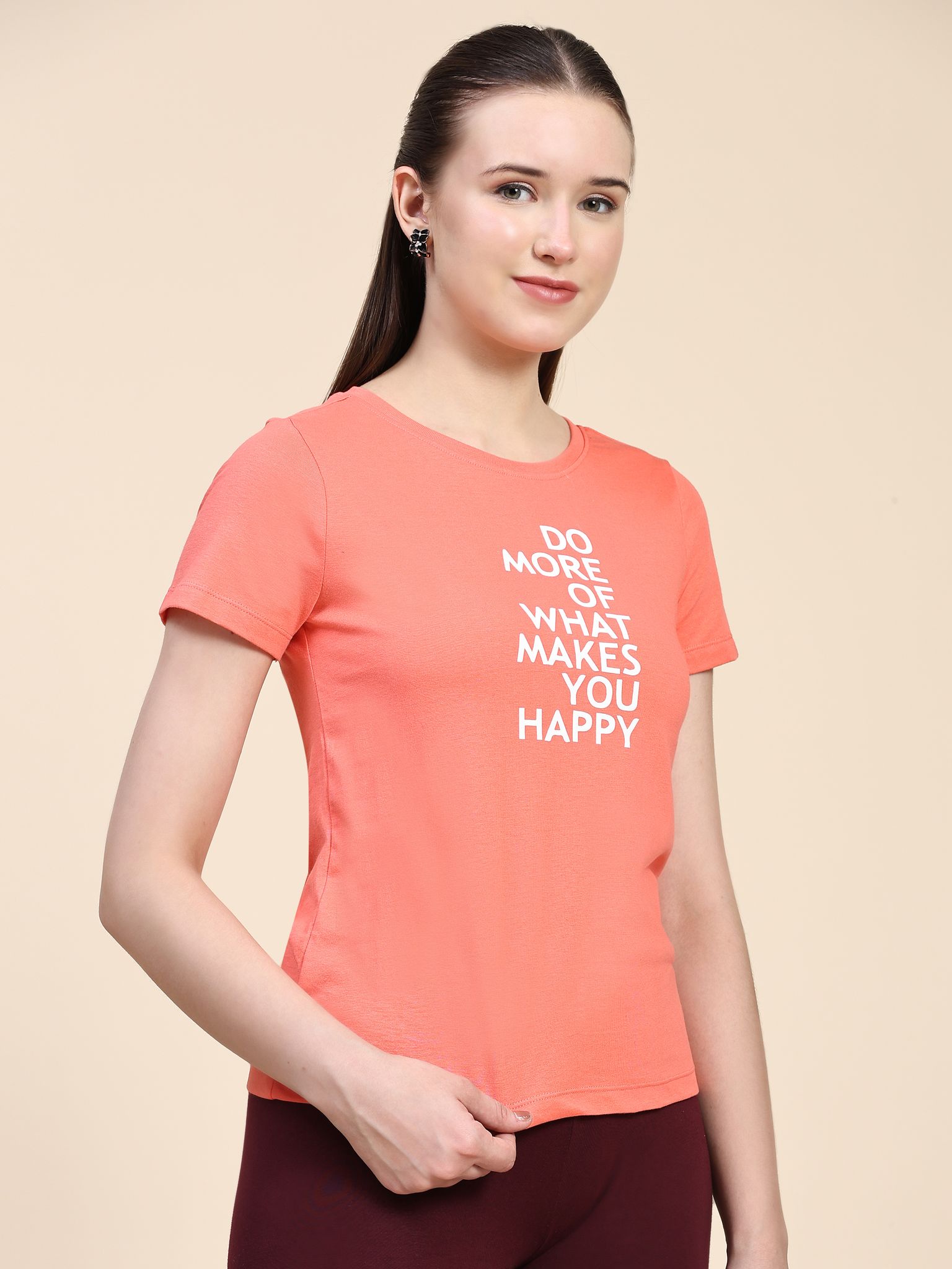 OUTFLITS Ladies Printed Tshirt