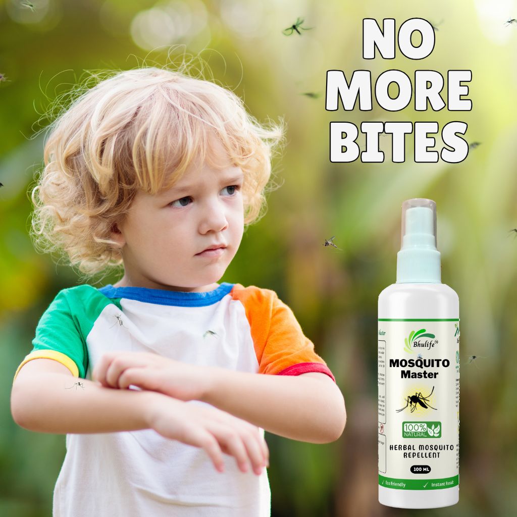 Bhulife Organic Mosquito Repellent Spray | Flying Insect Repellent Spray | 12 hrs Protection | 100MLx1 - Fresheners and Repellents | Buy online on ZillyBuy