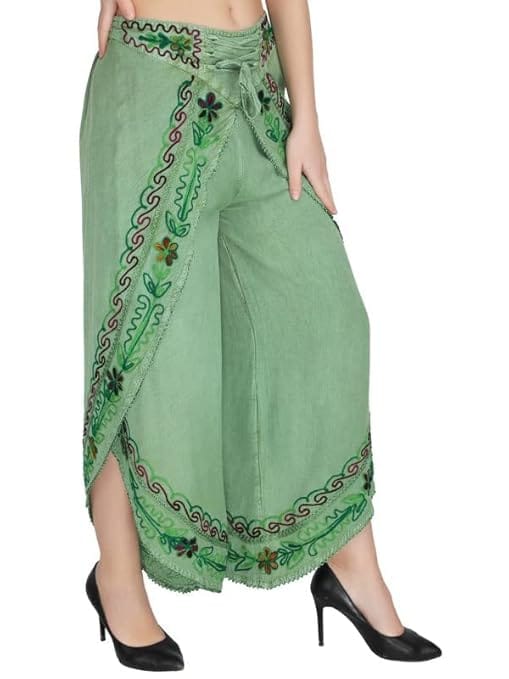 Rayon Women's Regular Fit Relaxed Yoga Fitness Dhoti Pants