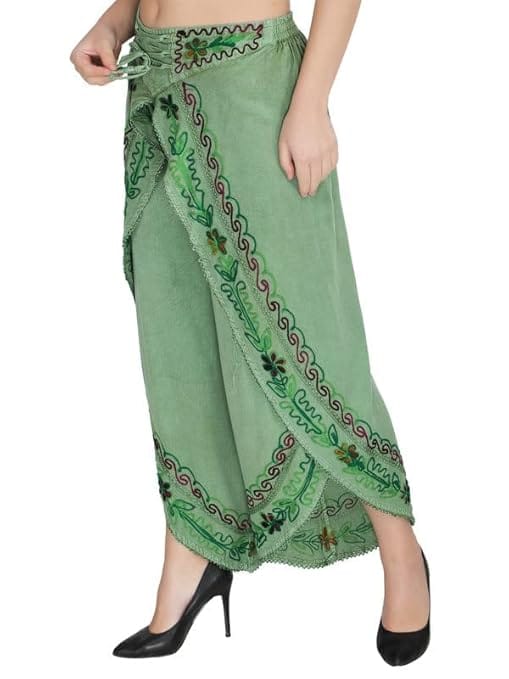 Rayon Women's Regular Fit Relaxed Yoga Fitness Dhoti Pants