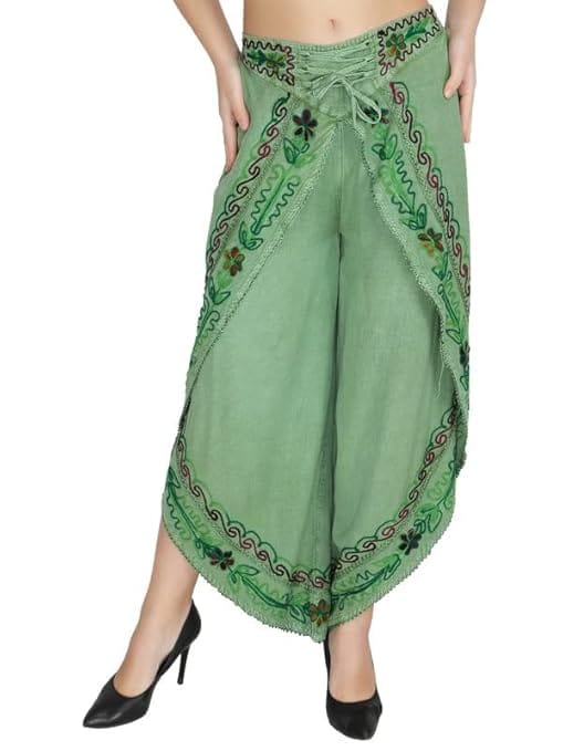 Rayon Women's Regular Fit Relaxed Yoga Fitness Dhoti Pants