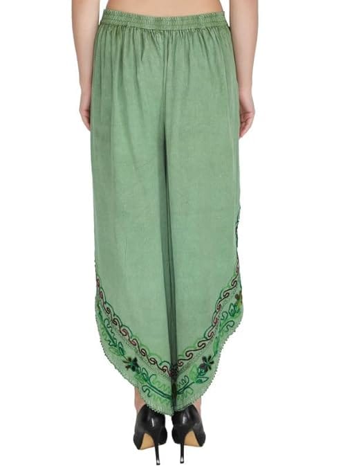 Rayon Women's Regular Fit Relaxed Yoga Fitness Dhoti Pants
