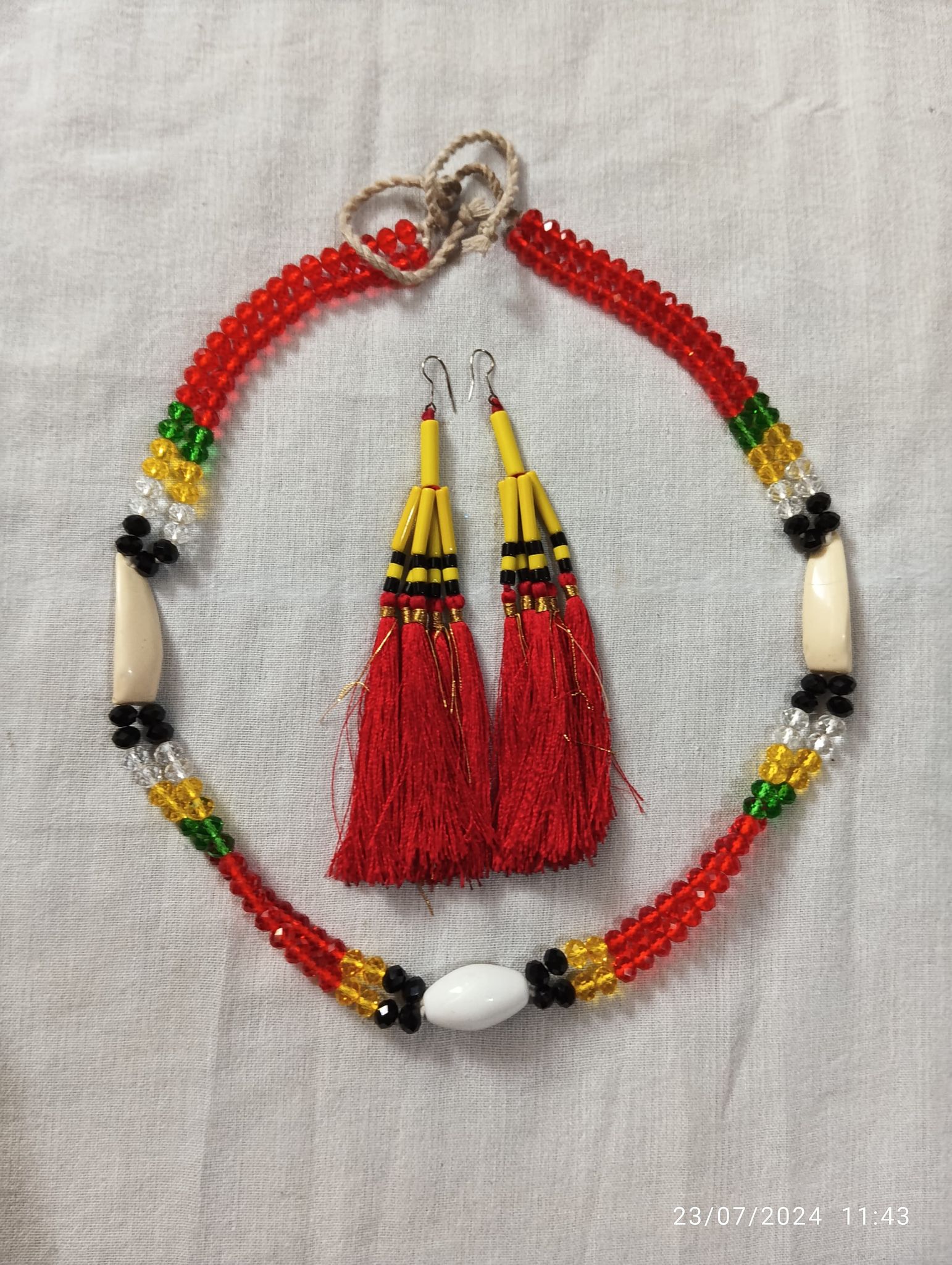 HANDMADE RONGMEI NECKLACE & EAR RING