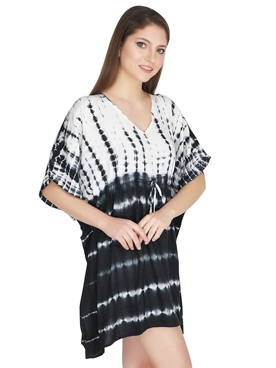 Women' s Solid V-Neck Beach Bikini Cover Up Swimsuit Bathing Suit Beach Dress