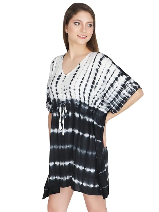 Women' s Solid V-Neck Beach Bikini Cover Up Swimsuit Bathing Suit Beach Dress