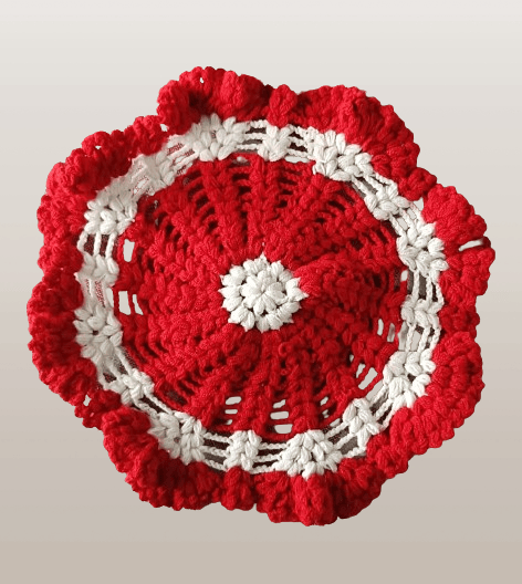 Handcrafted Knitted Table Runner