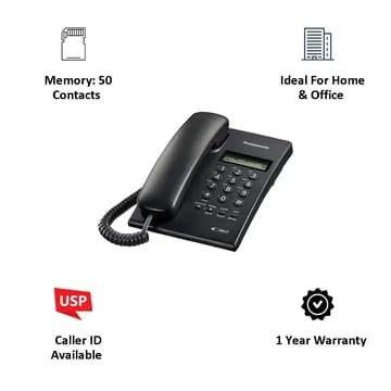 Panasonic KX-TSC60 Landline Corded Phone Integrated Telephone Systems
