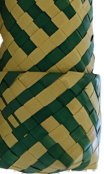 Handwoven Green & Yellow Gifting  BOX - Rustic Home Decor