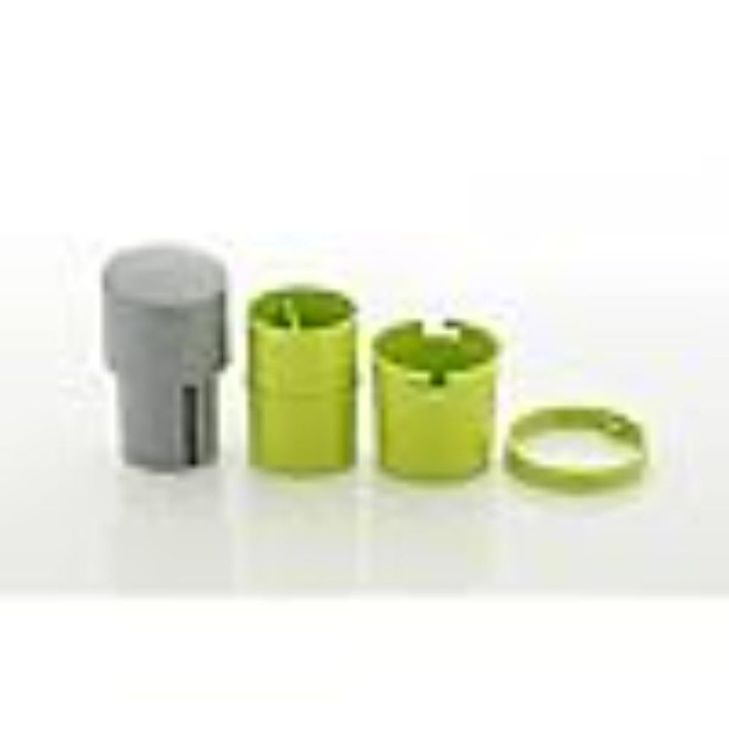 GLOBAL IMPEX Dry Fruit, Slicer, Grinder, Chocolate Cutter and Butter with 3 in 1 Blade for Almonds, Cashews Stainless Steel, ABS Plastic ( Pack of 2 )