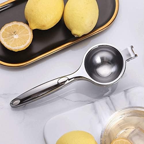 NEWWAY 300g Heavy Duty Lemon Squeezer β Large Zinc Alloy Manual Citrus Juicer with Stainless Steel Finish & Ergonomic Handle | Lemon Lime Press Tool for Kitchen, Bar & Home Use