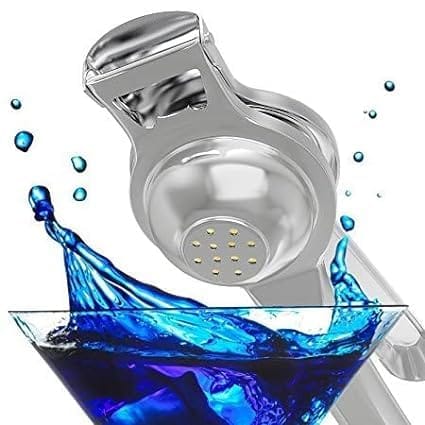 GLOBAL IMPEX 2-in-1 Lemon Squeezer & Bottle Opener – Heavy Duty 190g Manual Citrus Juicer with Stainless Steel Press for Lemon & Lime – Easy to Use, Clean & Rustproof Kitchen Tool (Pack of 1)