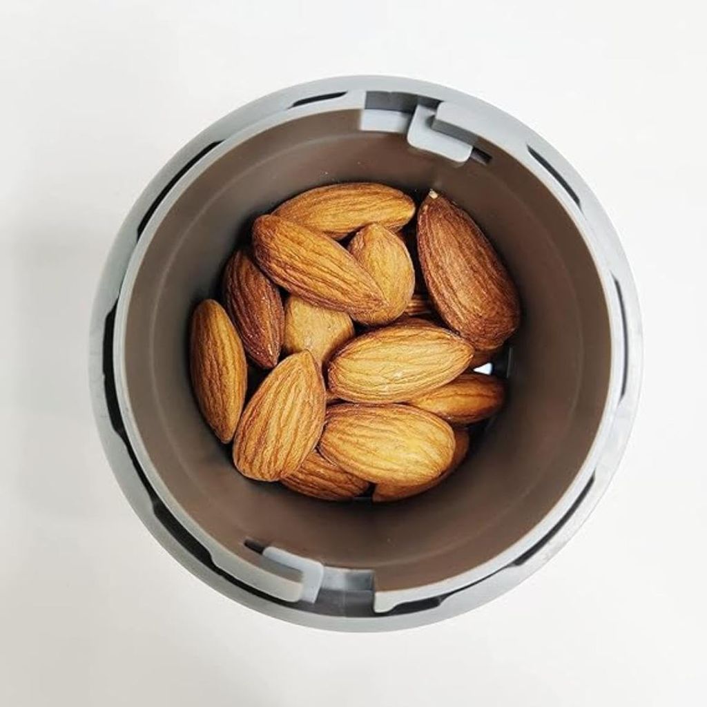 GLOBAL IMPEX Dry Fruit, Slicer, Grinder, Chocolate Cutter and Butter with 3 in 1 Blade for Almonds, Cashews Stainless Steel, ABS Plastic ( Pack of 2 )