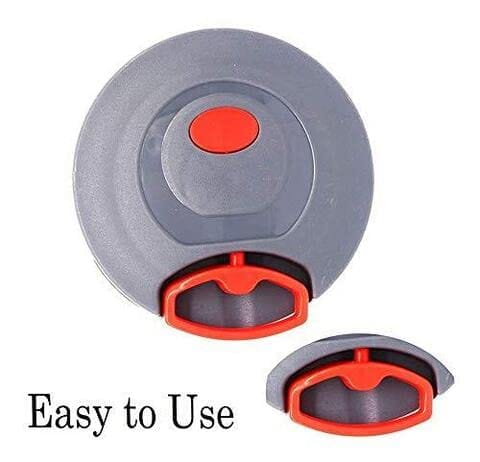 GLOBAL IMPEX Round Vegetable Quick Handy Dori Chopper 450ml with 3 Stainless Steel Blade and 2 in 1 Stainless Steel Lemon Squeezer with Bottle Opener Combo(Pack of 2)