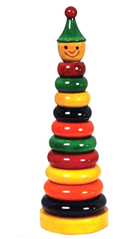 Stacking Toy with 10 Rings for Kids