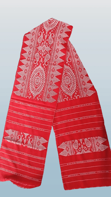 Handloom traditional Bodo Scarf