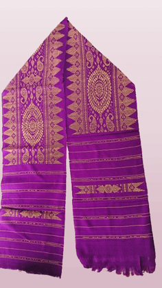 Handloom traditional Bodo Scarf