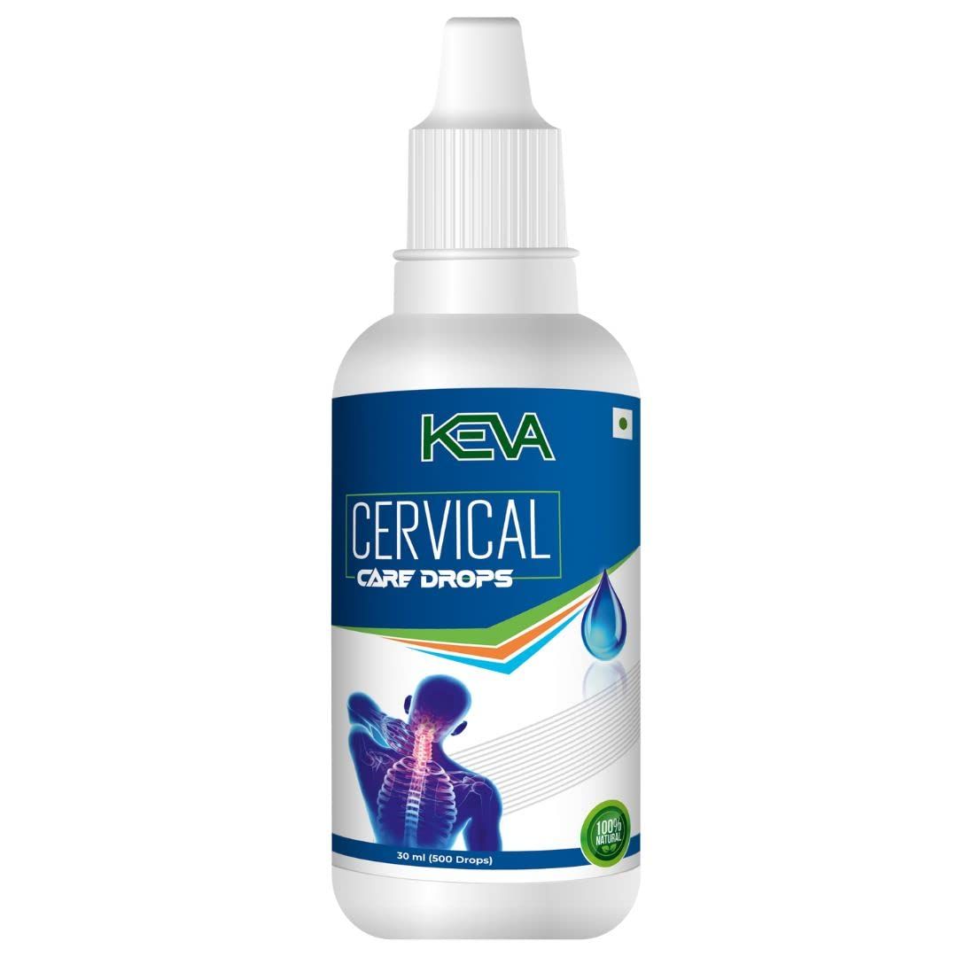 Keva Cervical Care Drops in 30 ml - Suitable for Back Pain, Muscle Pain, Joint Pain