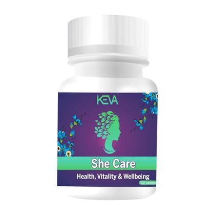 Keva Pure Herbs She Care Tablets | Women's Wellness | Hormonal Balance Supplement � 100 tablets For Bone Health & Joint Support