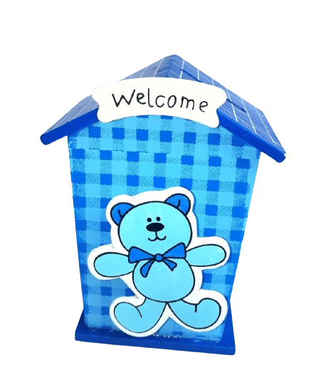 Piggy Bank for Kids Cartoon House Animal Designs – Return Gift