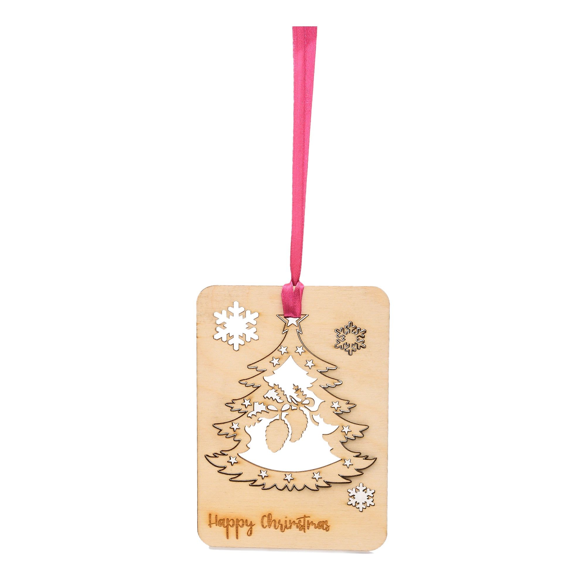 Happy Christmas Card : A Christmas Wish | Christmas Tree Ornament