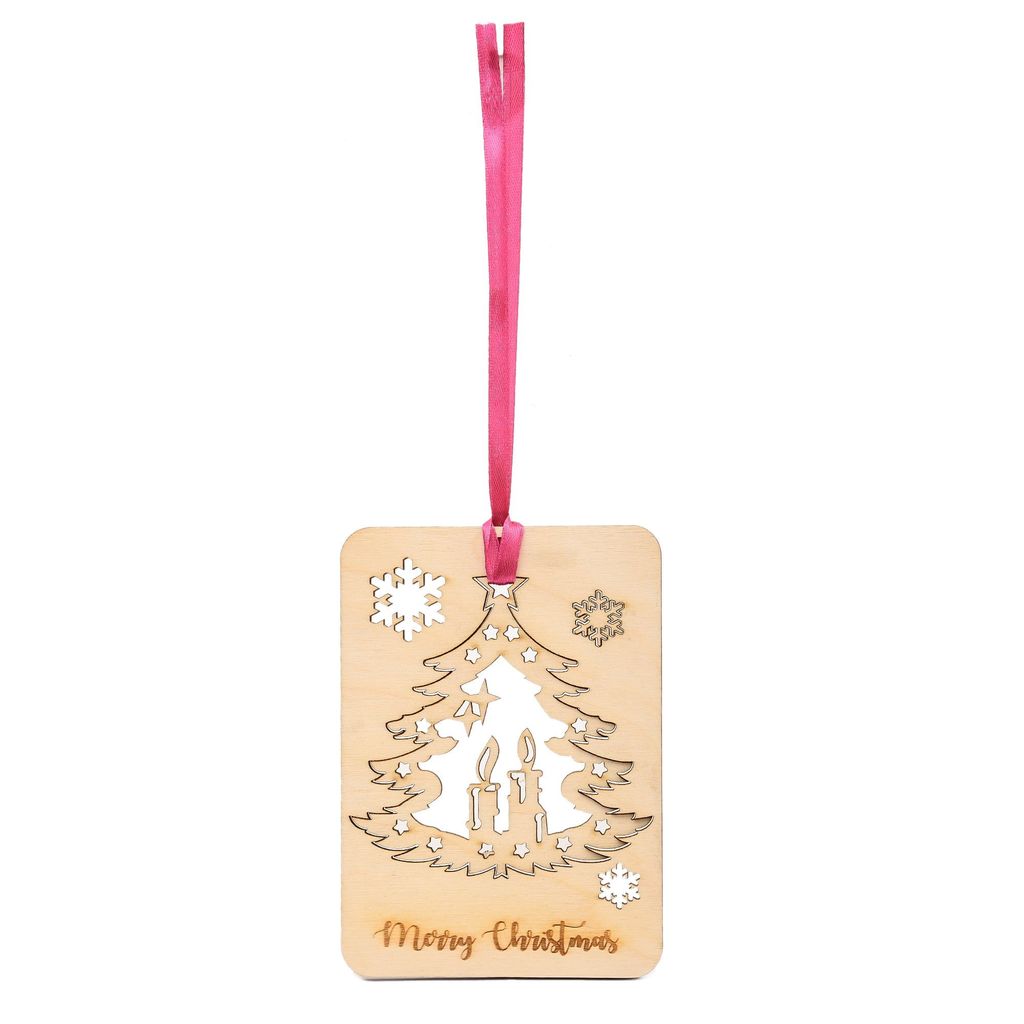 Merry Christmas Card : A Christmas Wish | Christmas Tree Ornament - Party and Festive Needs | Buy online on ZillyBuy