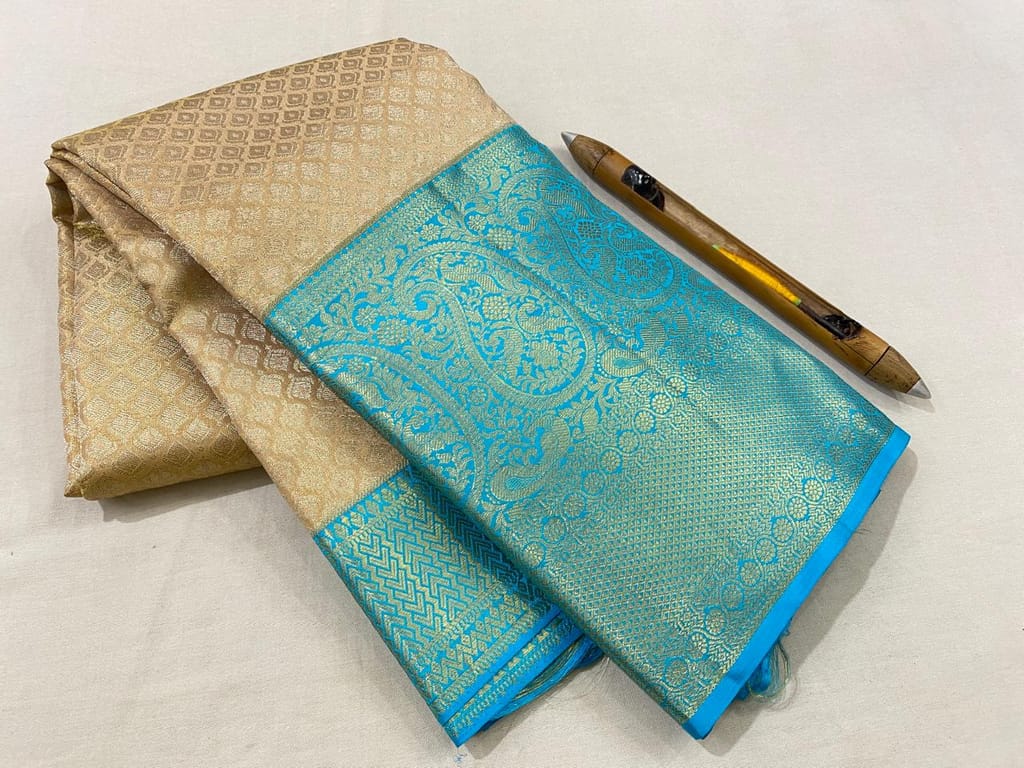 Kanchipuram Pure Silk Saree - Sarees | Buy online on ZillyBuy