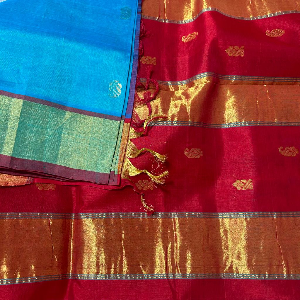 Pure silk cotton saree