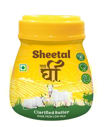 Sheetal Cow Ghee 100% Pure & Natural - Cow Ghee 1000ml || Desi Ghee || Healthy, Good for Digestion and Immunity.