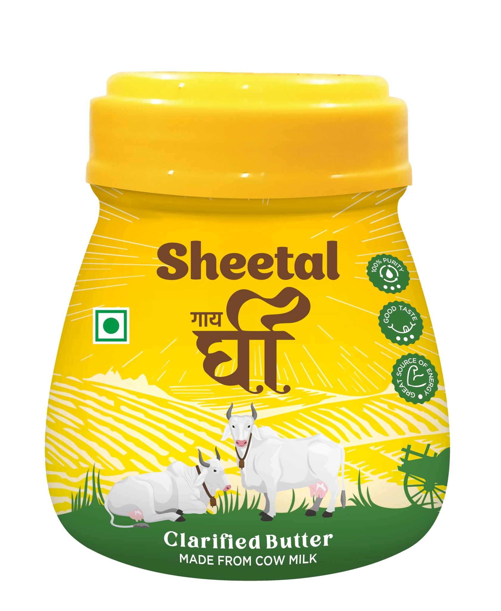 Sheetal Cow Ghee 100% Pure & Natural - Cow Ghee 1000ml || Desi Ghee || Healthy, Good for Digestion and Immunity.
