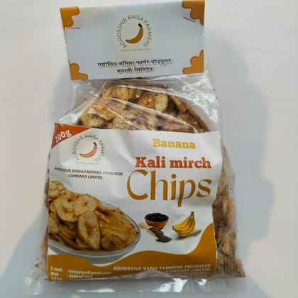 Banana Kali Mirch Chips (200 gm)