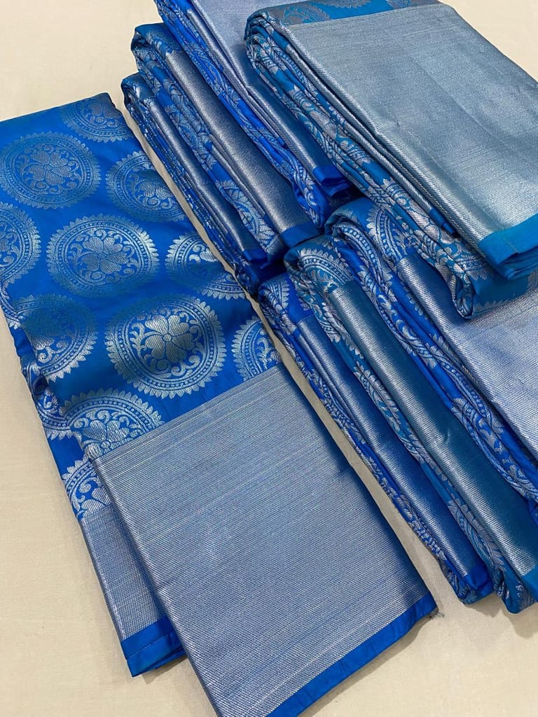 Semi silk saree - Sarees | Buy online on ZillyBuy