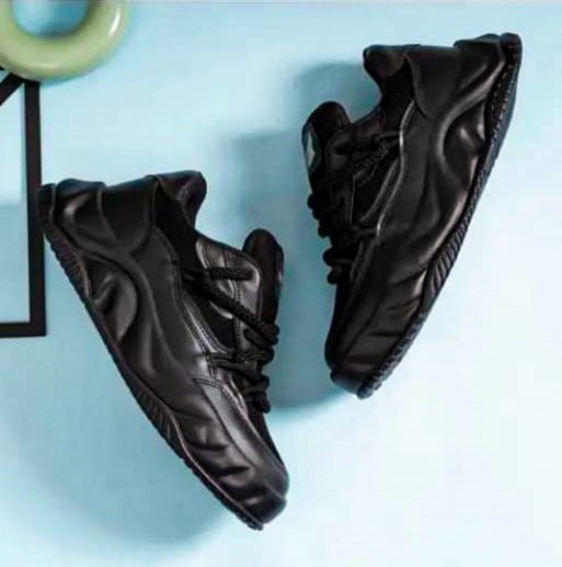 Black Sports Shoes, Running Shoes, Walking Shoes, Light weight Shoes By - Auras Shoes