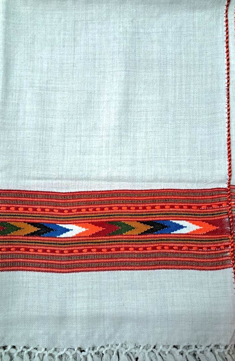 Single Patti stole made merino yarn