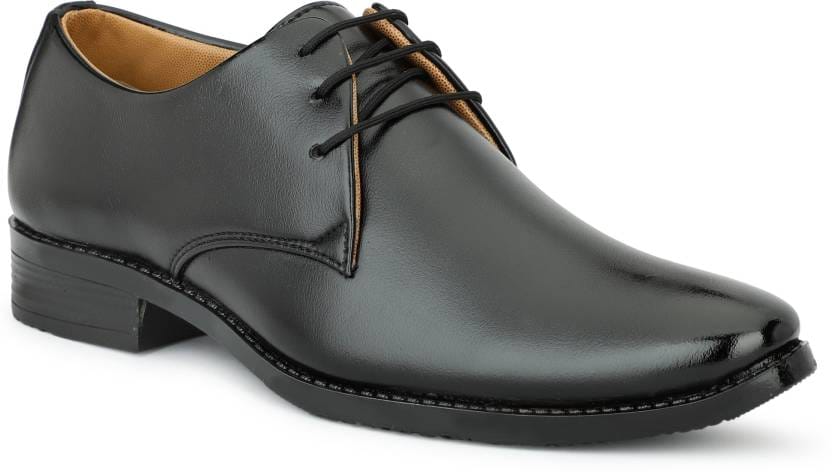 WUGO::Latest Gorgeous Men Formal Shoes|Black Derby Shoes|Outdoor Office Shoes For Men's & Boys (Free Home Delivery)