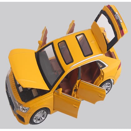 KTRS Enterprise 1:32 Aodi Q8 Diecast Metal Pullback Toy car with Openable Doors & Light, Music Boys car Kids Best Toys Gifts Toys for Kids