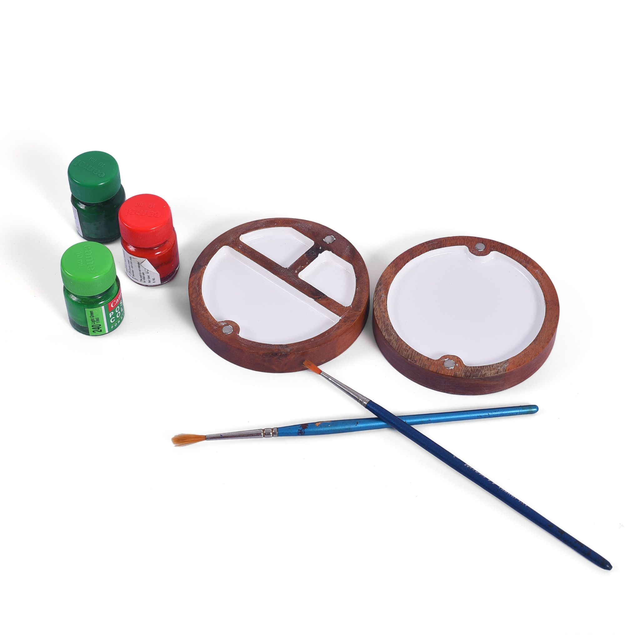 Circular Wooden Colour Palette (3+1)