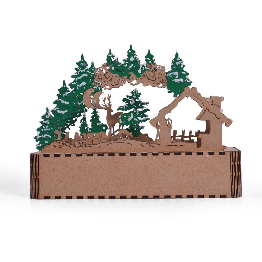 Christmas Wooden Showpiece - Party and Festive Needs | Buy online on ZillyBuy