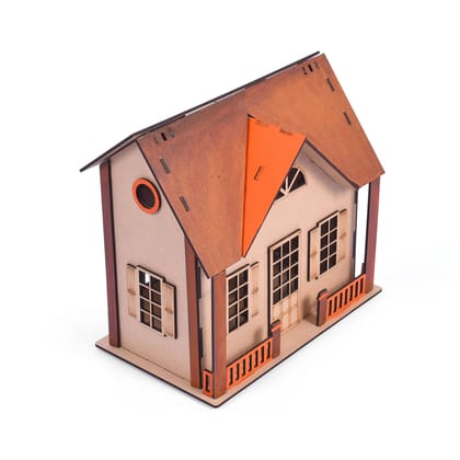 Luminous Wooden Christmas Cottage