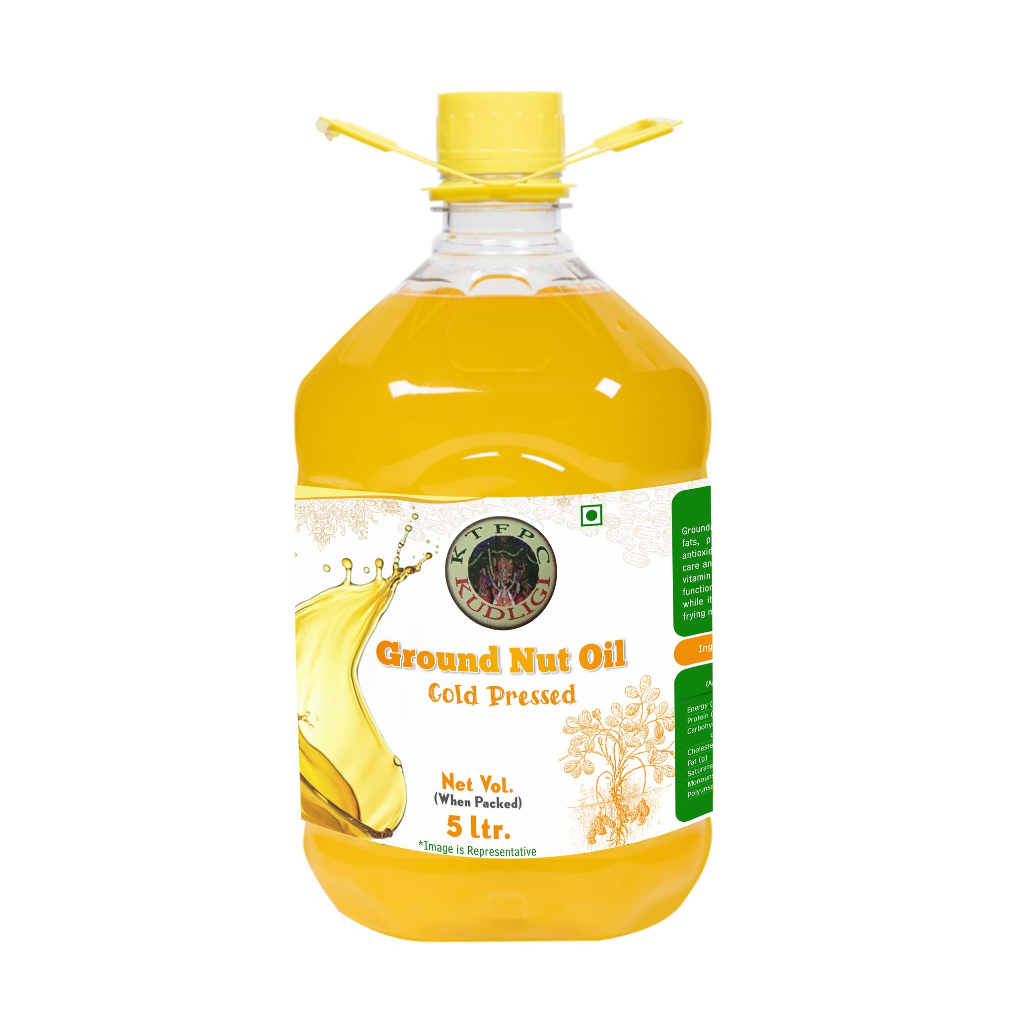 KTFPCL Groundnut Oil 5 Lts Pack