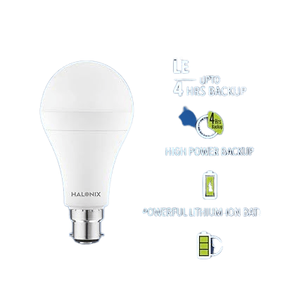 20 Watt B22 LED White Rechargeable Emergency light Inverter Bulb, Pack of 1