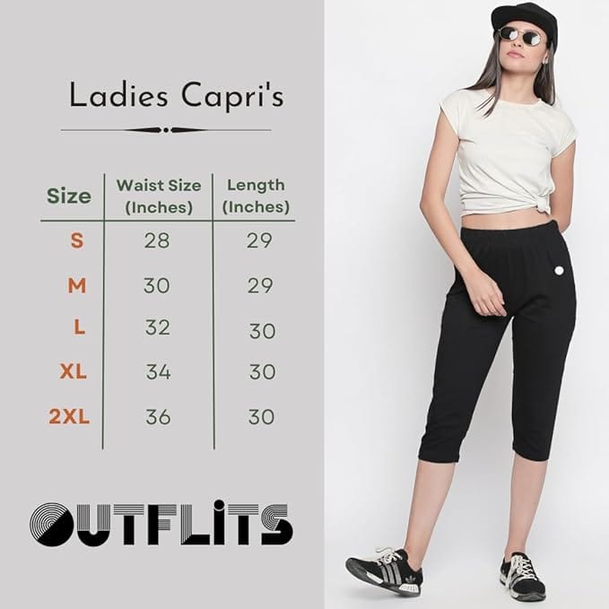 Outflits Womens Capri