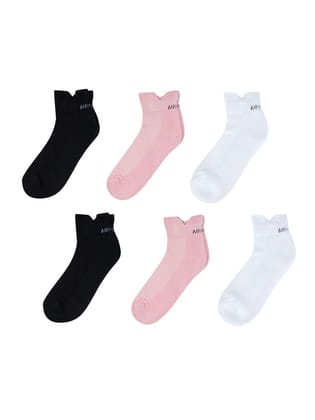 AirGarb Low Ankle Cotton Sneakers Socks for Men and Women: Comfortable Cushioning & Breathable Design Pack of 6 - TCA6P2W2BL2 (Free Size) Multi Color AirGarb Low Ankle Cotton Sneakers Socks for Men and Women: Comfortable Cushioning & Breathable Design Pack of 6 - TCA6P2W2BL2 (Free Size) Multi Color