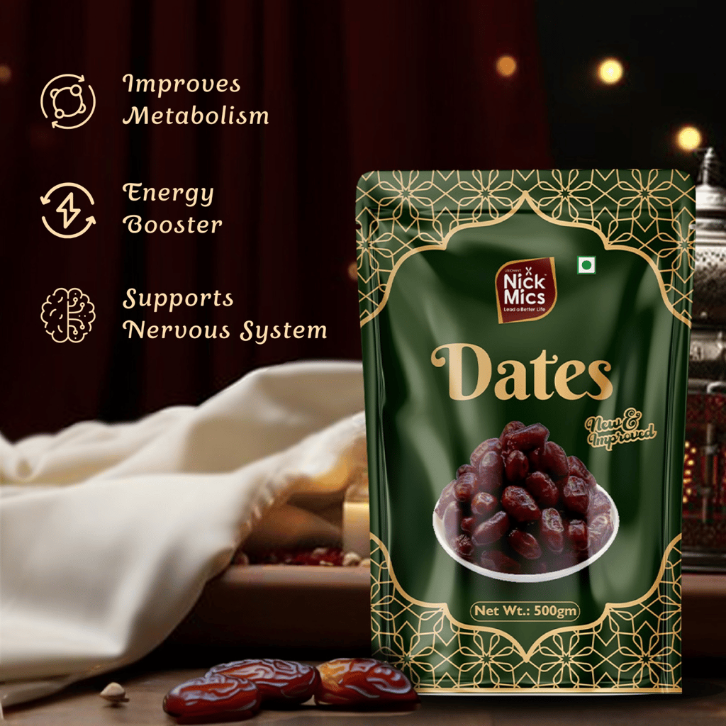 Nickmics Premium Dates 500 Gm