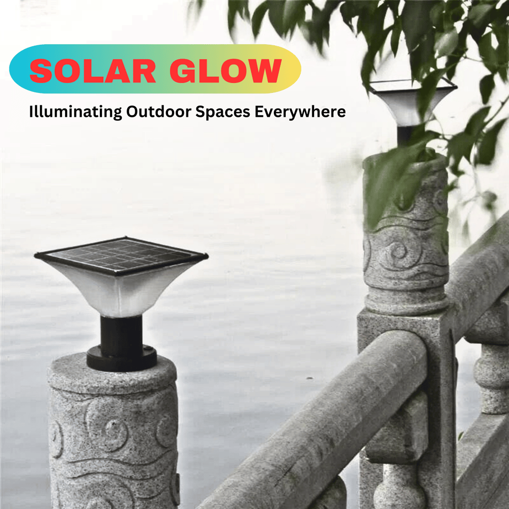 SAHAPECT 10 Watt 20 LED, Solar LED Light, Solar Gate Light, Pillar Pole Post Light, Automatic Outdoor Waterproof Light Multi Colour Lamp